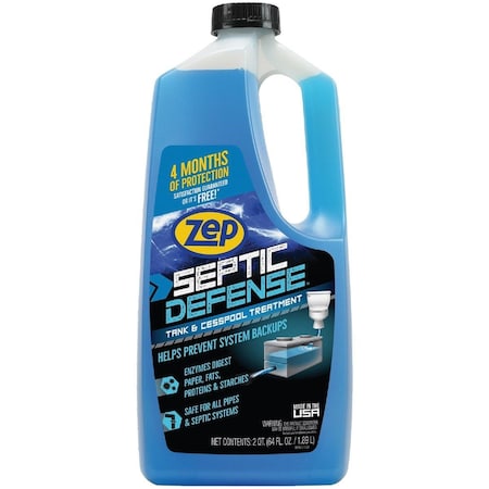 Zep Septic Defense 64 Oz. Cesspool and Septic Tank Treatment ZLST648